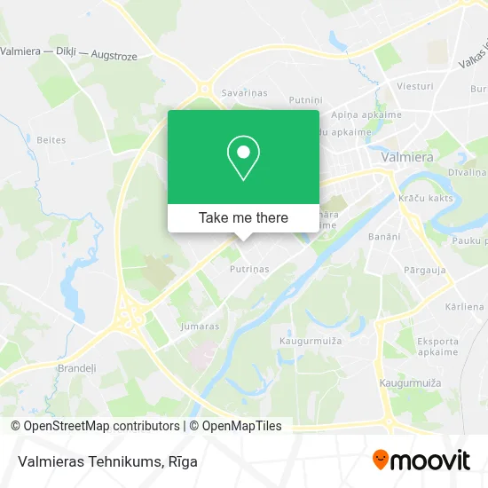 Valmieras Tehnikums map