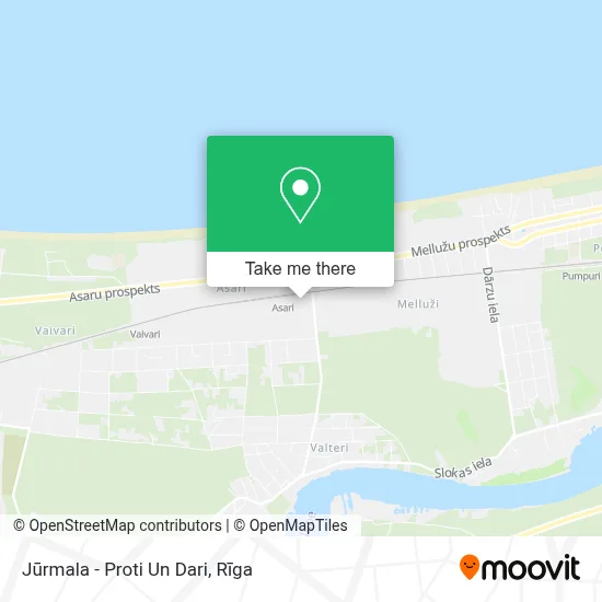 Jūrmala - Proti Un Dari map