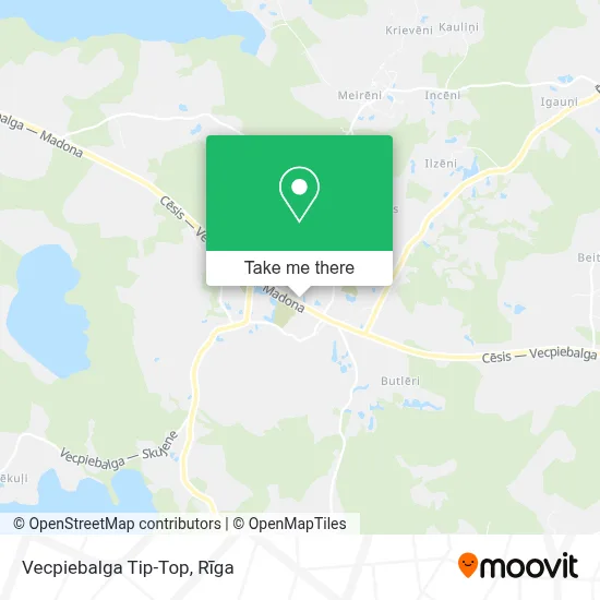 Vecpiebalga Tip-Top map
