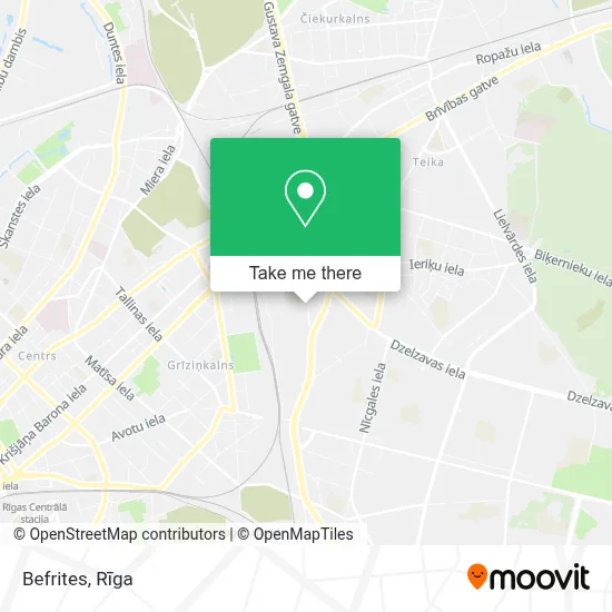 Befrites map