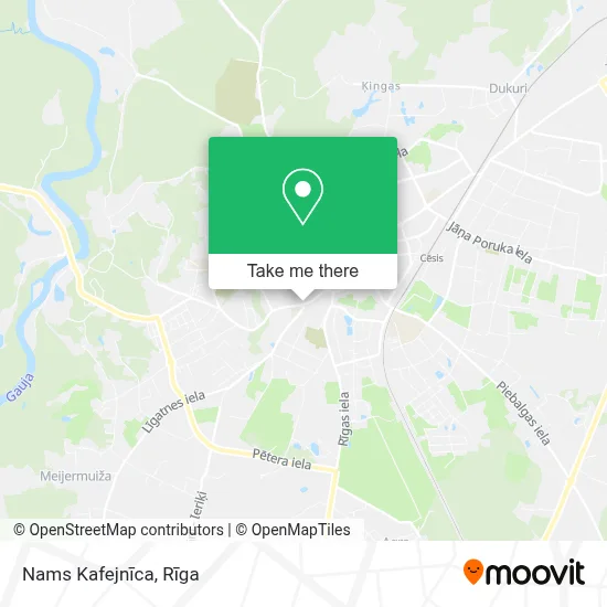 Nams Kafejnīca map