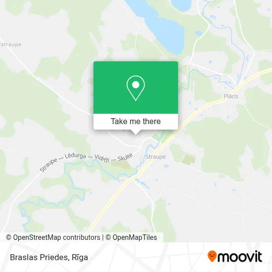 Braslas Priedes map