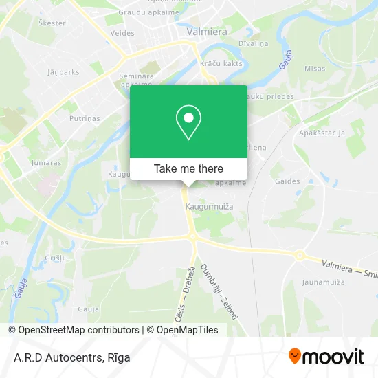 A.R.D Autocentrs map