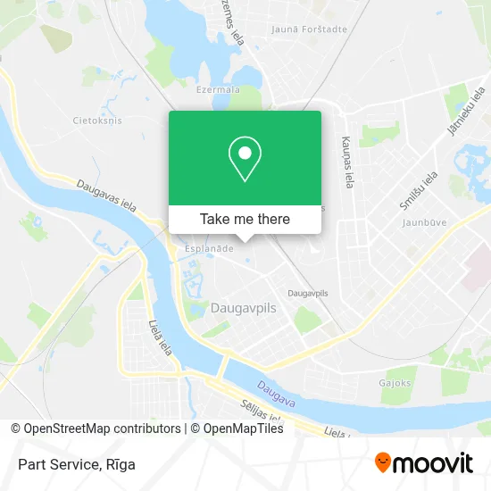 Part Service map