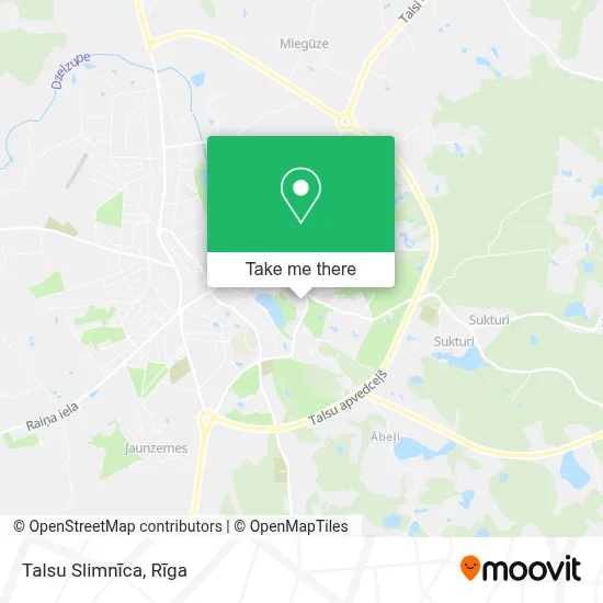 Talsu Slimnīca map