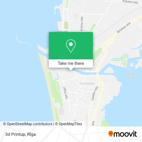 3d Printup map