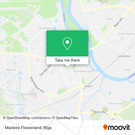 Madeira Flowerland map