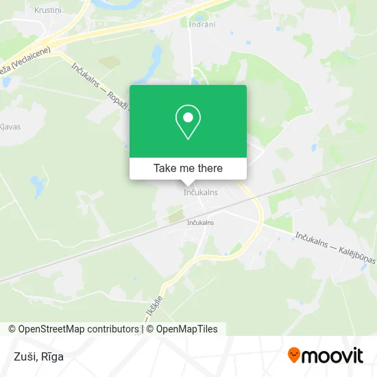 Zuši map