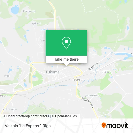 Veikals ''La Esperer'' map