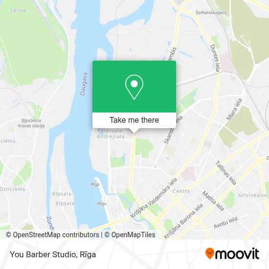 You Barber Studio map