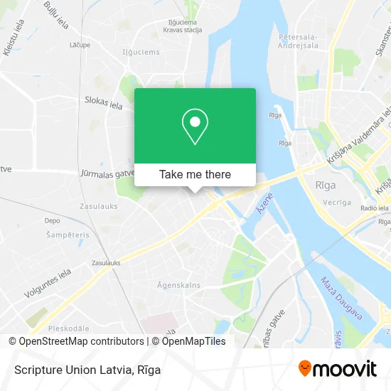 Scripture Union Latvia map
