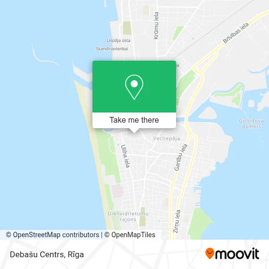 Debašu Centrs map