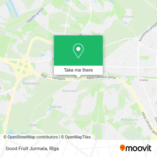 Good Fruit Jurmala map