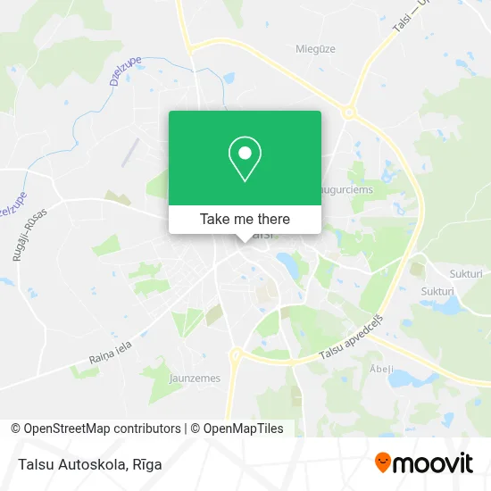 Talsu Autoskola map