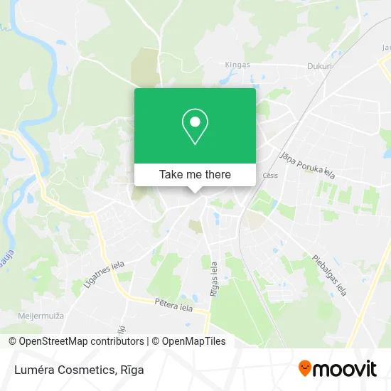 Luméra Cosmetics map