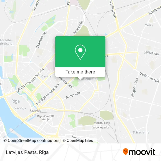 Latvijas Pasts map