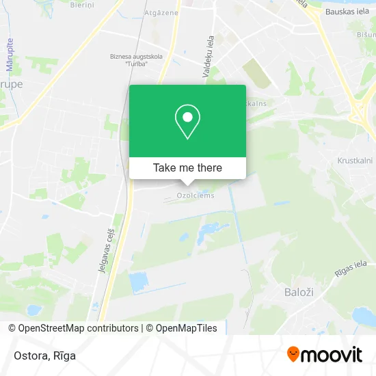 Ostora map