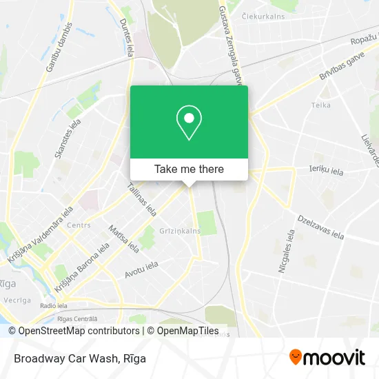 Broadway Car Wash map