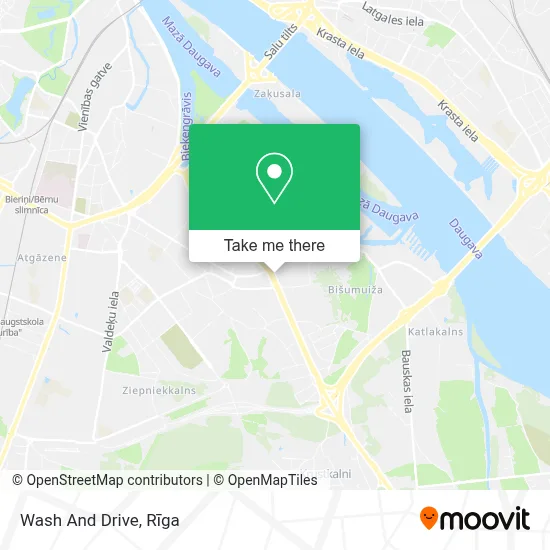Wash And Drive map