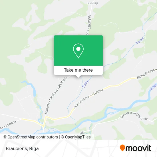 Brauciens map