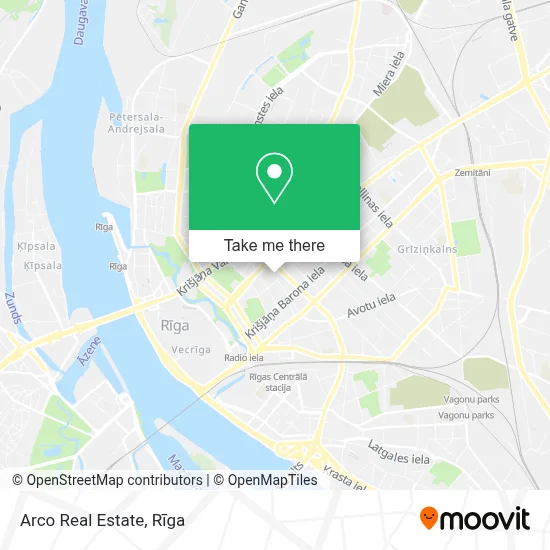 Arco Real Estate map
