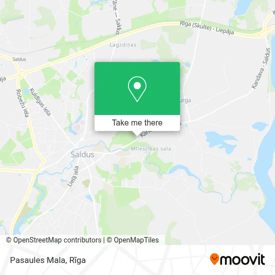 Pasaules Mala map