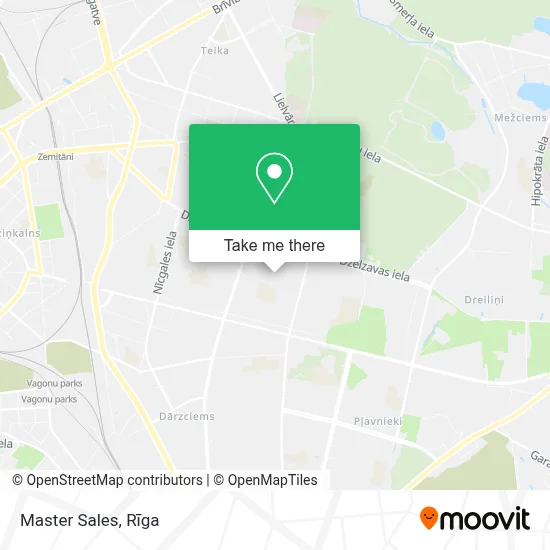 Master Sales map