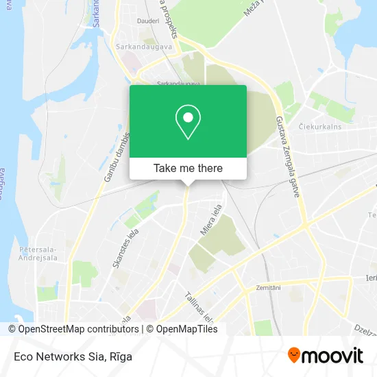 Eco Networks Sia map