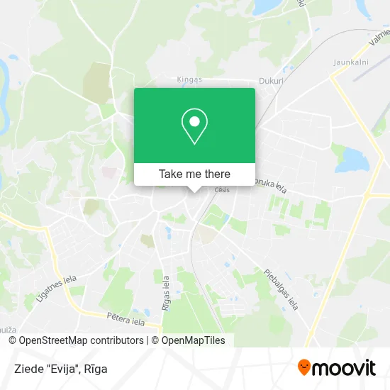 Ziede ''Evija'' map