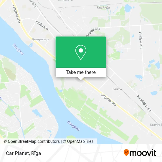 Car Planet map
