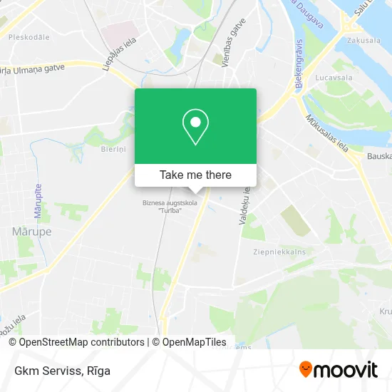 Gkm Serviss map