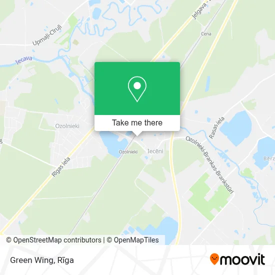 Green Wing map