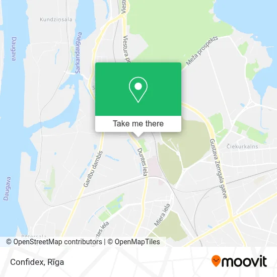 Confidex map
