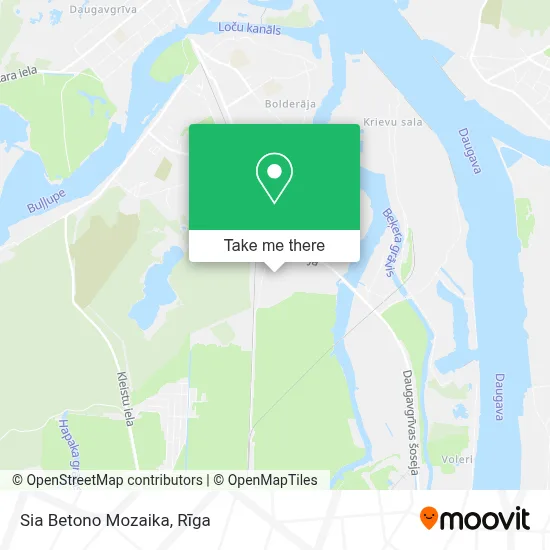 Sia Betono Mozaika map