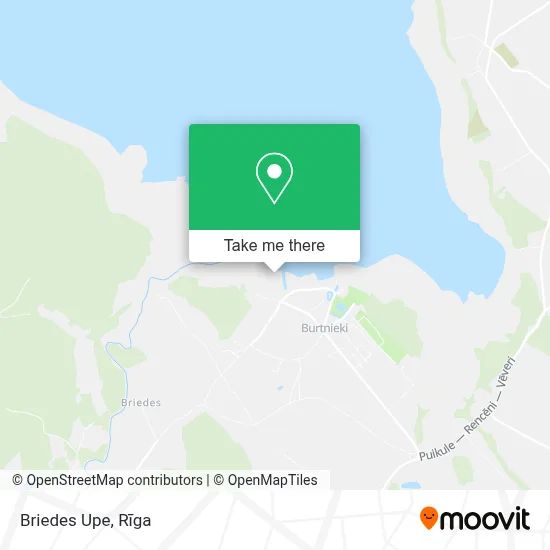 Briedes Upe map
