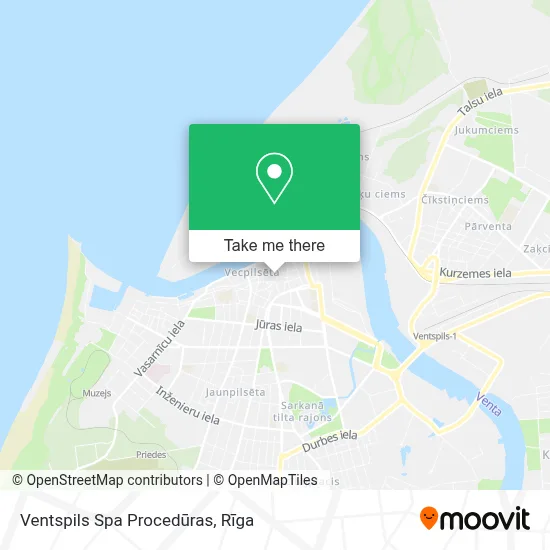 Ventspils Spa Procedūras map