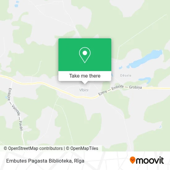 Embutes Pagasta Biblioteka map