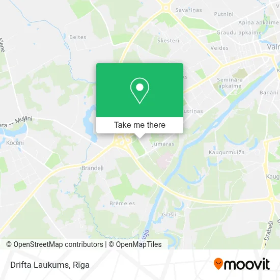 Drifta Laukums map