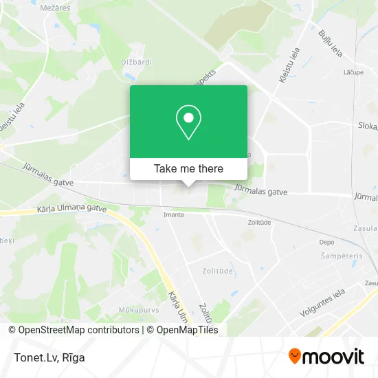 Tonet.Lv map