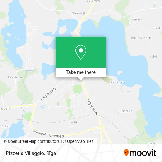 Pizzeria Villaggio map