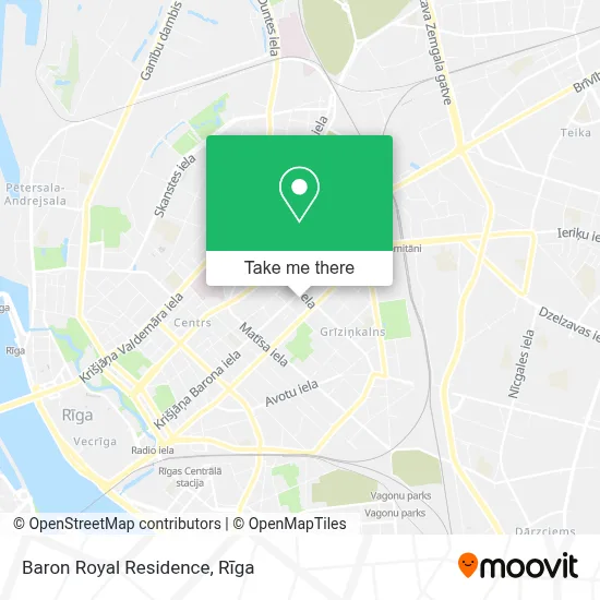 Baron Royal Residence map