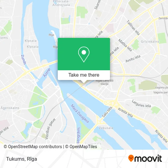 Tukums map