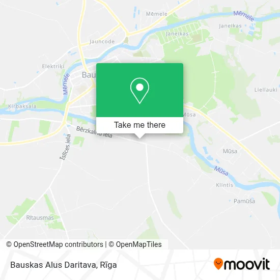 Bauskas Alus Daritava map
