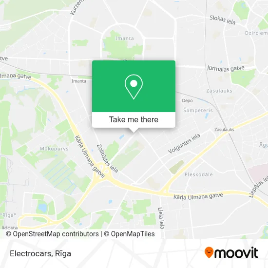 Electrocars map