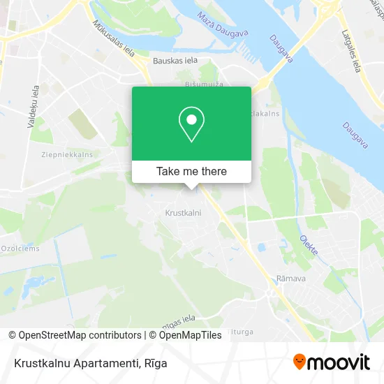 Krustkalnu Apartamenti map