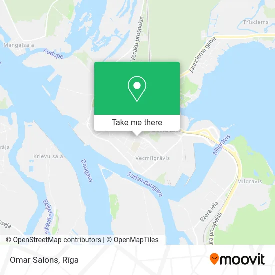Omar Salons map