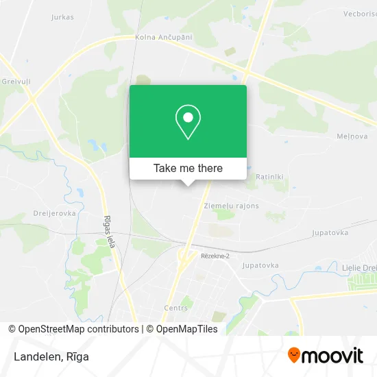 Landelen map