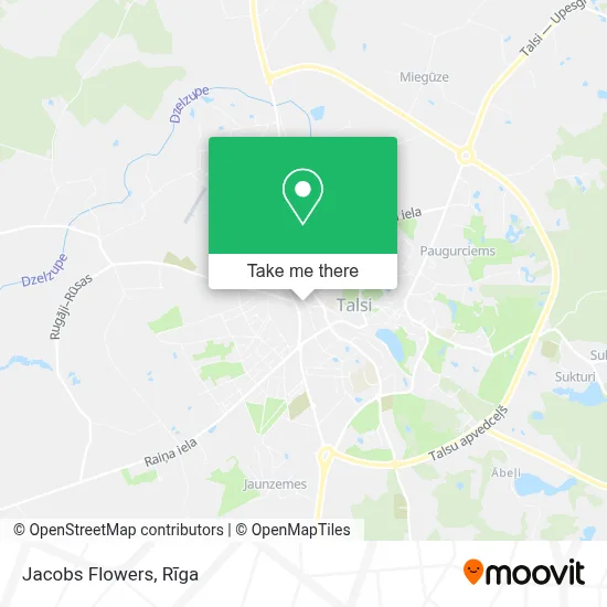 Jacobs Flowers map