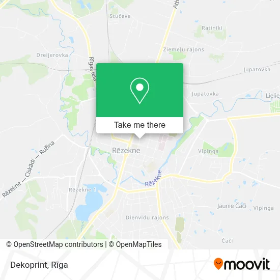 Dekoprint map