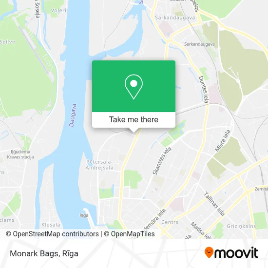 Monark Bags map